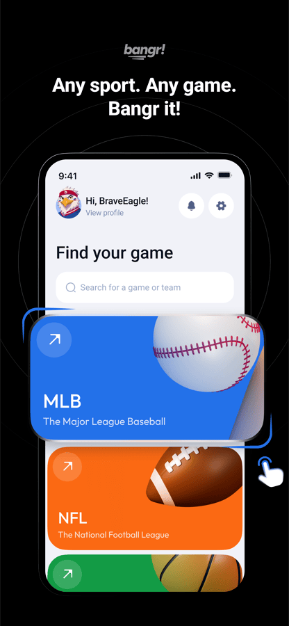 Bangr: any sport, any game