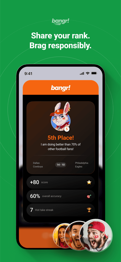 Bangr: share your rank